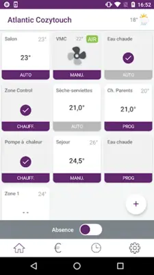 ATLANTIC COZYTOUCH android App screenshot 13
